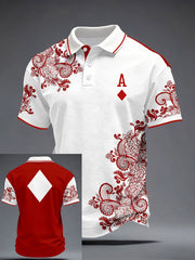 Men's Diamond A Playing Card Tops