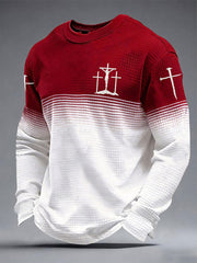Men's Christian Cross Waffle T-Shirts
