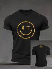 Men's 'Jesus Saves' Printed Casual T-Shirt
