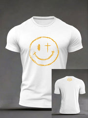 Men's 'Jesus Saves' Printed Casual T-Shirt