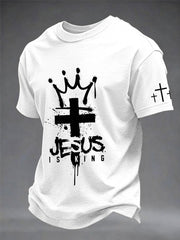 Men's 'Jesus is King' T-shirts