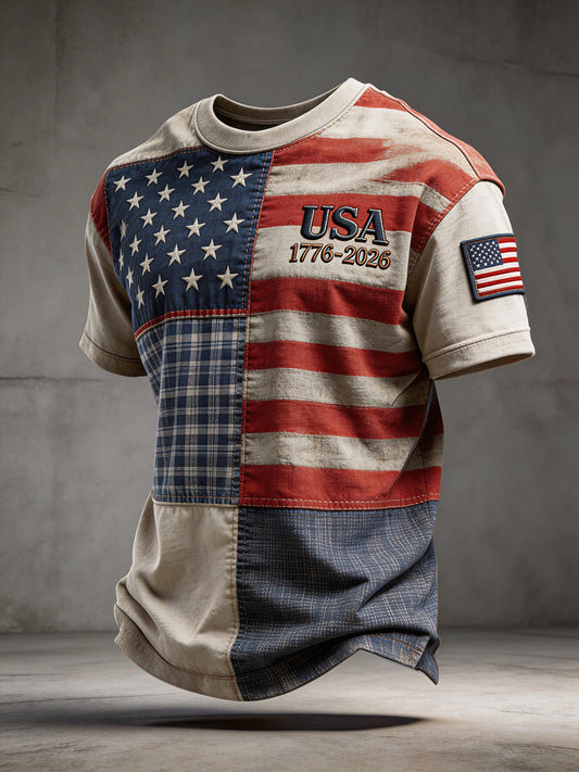 Men's USA 1776-2026 Print T-Shirt