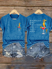 Women's beach vacation Day Iron On Short Sleeve T-Shirt