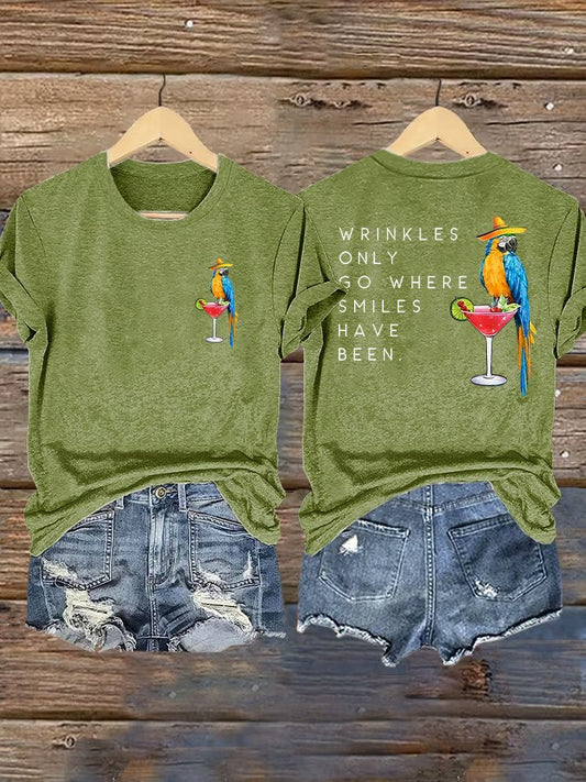 Women's beach vacation Day Iron On Short Sleeve T-Shirt