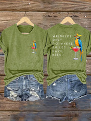 Women's beach vacation Day Iron On Short Sleeve T-Shirt