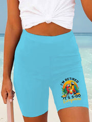 Women's beach vacation Day Printed Shorts