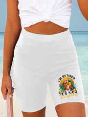Women's beach vacation Day Printed Shorts