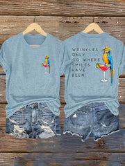 Women's beach vacation Day Iron On Short Sleeve T-Shirt