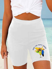 Women's beach vacation Day Printed Shorts