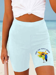 Women's beach vacation Day Printed Shorts