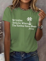 Women's beach vacation DayIron On Short Sleeve T-Shirt