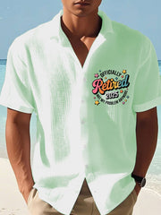 Men's beach vacation Day Waffle Shirt