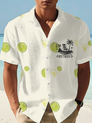 Men's beach vacation Day Waffle Shirt