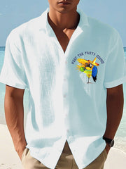 Men's beach vacation Day Waffle Shirt