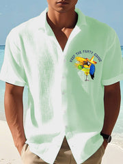 Men's beach vacation Day Waffle Shirt
