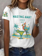 Women's beach vacation Day short-sleeved T-shirt