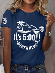 Women's  It‘s 5 O'clock Somewhere Casual Tee