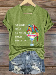 Women's beach vacation Day Iron On Short Sleeve T-Shirt