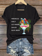 Women's beach vacation Day Iron On Short Sleeve T-Shirt