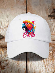 Unisex beach vacation Day Parrot Print Hat