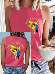 Women's beach vacation Day Faux Cotton Vest