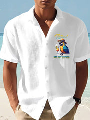 Men's beach vacation Day Printed Short Shirt