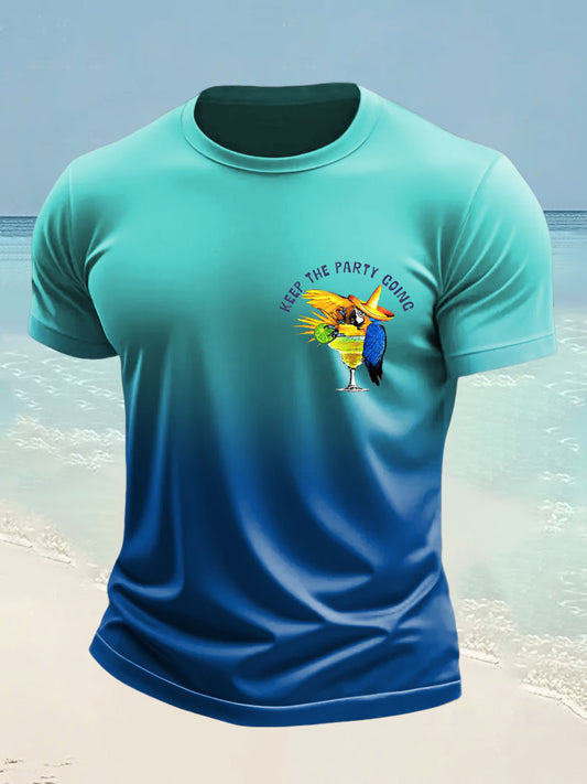 Men's Jimmy beach vacation short sleeves t-shirt