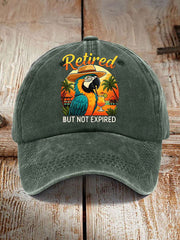 Unisex It's 5 O'clock Everywhere Parrot Print Hat
