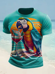 Men's beach vacation Day  short sleeves t-shirt