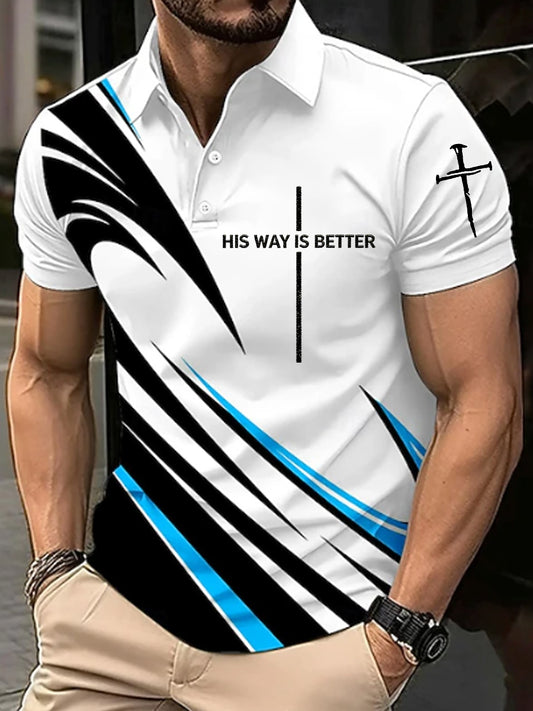 Men's His Way Is Better polo shirt