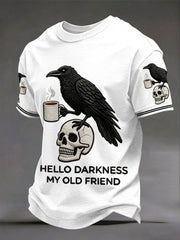 Men's 'hello darkness my old friend' T-shirts