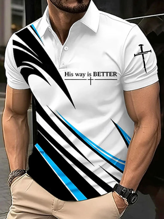 Men's His Way Is Better polo shirt