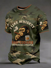 Men's 'I like whiskey and cigars' T-shirt s