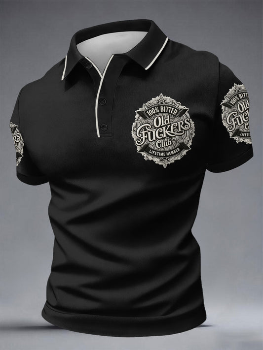 Men's old fuckers club tops