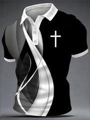Men's Faith Print Casual Top