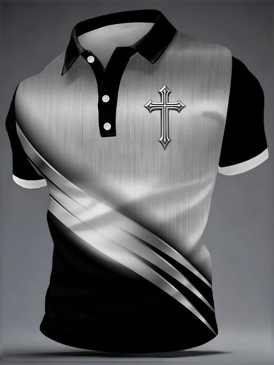 Men's Faith Print Casual Top