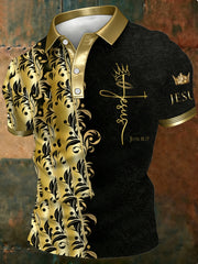 Men's JESUS JOHN 18:37 Polo Shirt