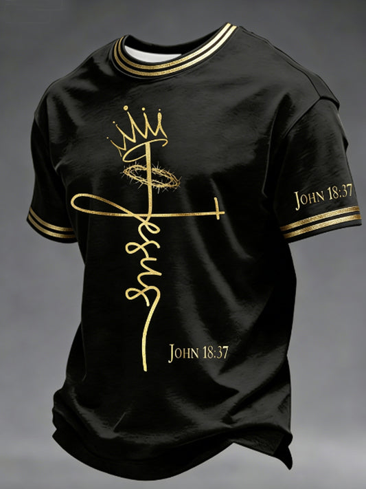 Men's JESUS JOHN 18:37  T-shirt
