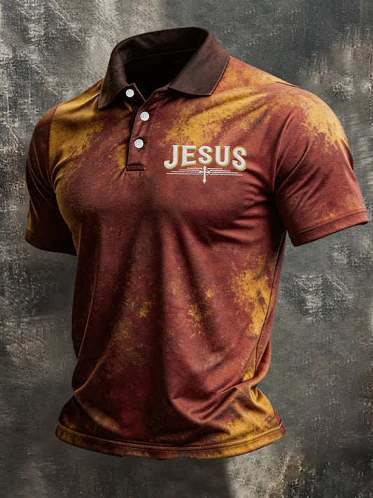 Men's Faith Print Casual Top