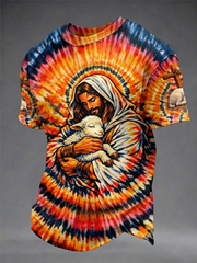 Men's Tie-Dye Faith Short Sleeves T-shirt