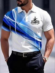 Men's Faith Print Casual Top