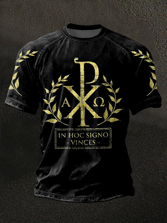 Men's Faith Print Short Sleeves T-shirt