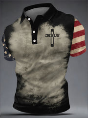 Men's Faith Print Casual Top