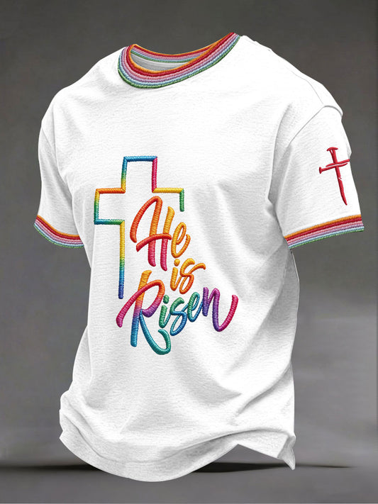 Men's 'He is risen' T-shirts
