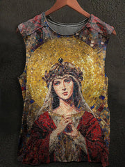 Men's Faith Print Racket Vest