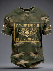 Men's Old Fuckers Club Camouflage T-Shirts