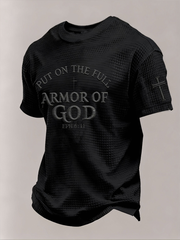 Men's Put On The Full Armor Of God Waffle Short Sleeve