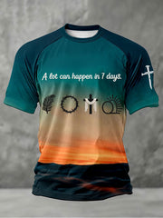 Men's 'A lot can happen in 7 days' T-shirts