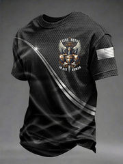 Men's Strength In His Armor Short Sleeves T-shirt