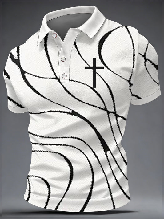 Men's Faith Print Casual Top